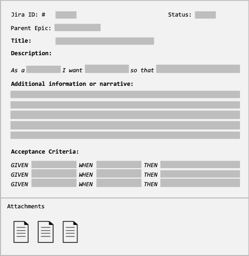 agile user story template