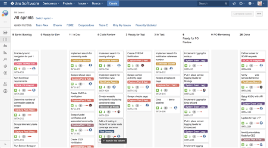 jira screen shot
